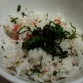KENERISA's cooksnap of when they made 梅と大葉の混ぜごはん♪.