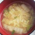 eiyoushi's cooksnap of when they made 白菜のお味噌汁.