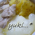 yukiはぴ's cooksnap of when they made 塩鶏と春野菜の煮込み♪柚子胡椒でどうぞ.