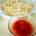 サマー723's cooksnap of when they made 簡単 トマトそうめんつゆ.