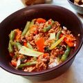 ﾁｲﾁｬﾝﾏﾏ's cooksnap of when they made にんにく好きのためのペペロンチーノ丼.