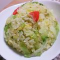 810noＡ's cooksnap of when they made 簡単！ぱらぱらレタスチャーハン.