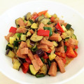 neige0916's cooksnap of when they made ■スパムと夏野菜のたれマヨ焼き■.