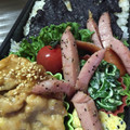 ♡KMS♡'s cooksnap of when they made ピーマンのとろろ昆布マヨ和え☆弁当☆.