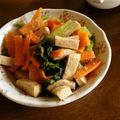 ドレステン's cooksnap of when they made 小松菜と高野豆腐のごま和え.