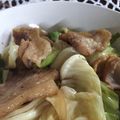 kitty0707's cooksnap of when they made 甘辛◎キャベ豚丼.