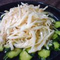 LeoRyu's cooksnap of when they made 新玉ねぎとカニカマのサラダ.