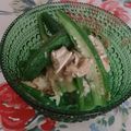 jun0620's cooksnap of when they made シーチキンと湯葉とおくらのワサビ和え.