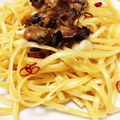 marumaru♩'s cooksnap of when they made 牡蠣のオイル漬けで簡単！ペペロンチーノ！.