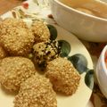nyanconya's cooksnap of when they made ■えびと豆腐のふわプリごま揚げ■.