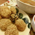 nyanconya's cooksnap of when they made ■えびと豆腐のふわプリごま揚げ■.