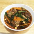 boorand's cooksnap of when they made 小松菜と肉団子の餡掛け.