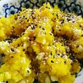 好き嫌い大王's cooksnap of when they made ほんのり生姜のちょい和なかぼちゃサラダ♪.