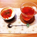 leica618's cooksnap of when they made 水切りヨーグルトde♡簡単カプレーゼ風.