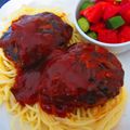 Ｍぱん's cooksnap of when they made 食堂版「煮込みハンバーグスパ」.