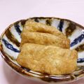 赤い電話's cooksnap of when they made いなり寿司&うどんのあげ.