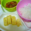 のりくうちゃん's cooksnap of when they made 高野豆腐のだし巻き卵（離乳食中期から）.