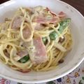 ダーマイニシアティブ's cooksnap of when they made 牛乳でもしっかり濃厚！簡単カルボナーラ.