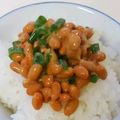 taako1552's cooksnap of when they made ☆ネギの青いﾄｺ納豆☆.