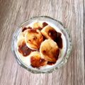 悠LOVE航's cooksnap of when they made バナナ＆ヨーグルト☆はちみつ＆チョコシロ.
