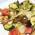 ♪ミチル♪'s cooksnap of when they made とりももキャベツトマトの簡単バジルソテー.