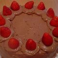 moco00moco's cooksnap of when they made サンタがうちにやってくる☆クリスマスケーキ☆.