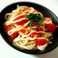 ＊アベリ＊'s cooksnap of when they made ひとりランチに♪トマトうどん♪.