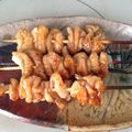NM7466's cooksnap of when they made 鶏皮の炭火焼き風焼鳥ｻﾝ♪.