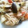 さきいか＠'s cooksnap of when they made トマトと茄子の味噌そうめんチャンプルー.