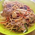 kitchenchu's cooksnap of when they made 簡単！キムチ焼きそば.