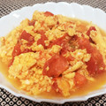 mayunaCook's cooksnap of when they made 簡単ヘルシー！トマト炒り卵.