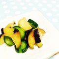 鈴子☆'s cooksnap of when they made きゅうりとなすの梅昆布茶の浅漬け☆.