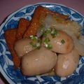 Jock's cooksnap of when they made 里芋と丸天と白菜の煮物.