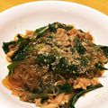 猫と杏仁豆腐's cooksnap of when they made にらと春雨の肉炒め.