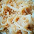kayochi516's cooksnap of when they made 虹鱒の玉ねぎバターニンニク醤油ソテーがけ.