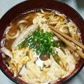 ひまわりでろん's cooksnap of when they made 風邪に。朝食に。キノコたっぷりのうどん.