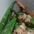 もちもち☆彡's cooksnap of when they made 塩レモン入り☆オクラとツナの和えもの.
