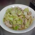 キングピット's cooksnap of when they made キャベツと鶏胸肉のオイスターソース炒め.