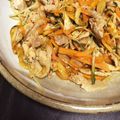 ako622's cooksnap of when they made 水菜＊豚キムチ.