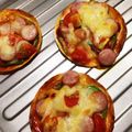 アイ♡オンマ's cooksnap of when they made 餃子の皮で簡単ピザ☆.