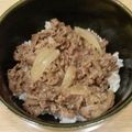 クック日和's cooksnap of when they made 牛丼♪有名な店の味を再現♪.