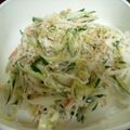 ねとさん's cooksnap of when they made ☆きゅうりとカニカマのゴママヨ☆.
