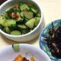 ルナＰボール's cooksnap of when they made ☆超簡単♪たたき胡瓜のピリ辛即席浅漬け☆.