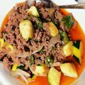 クックANTTFD☆'s cooksnap of when they made ピーマン、茄子、玉葱、挽肉の酢味噌炒め.