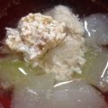 ぴくいく's cooksnap of when they made 材料３つで！冬瓜と鶏挽肉のスープ.