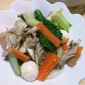 ﾁｮﾎﾞﾋﾟ's cooksnap of when they made 簡単！！豚肉と舞茸・チンゲン菜の炒め物.