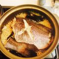 MacCafe's cooksnap of when they made 土鍋で鯛めし.