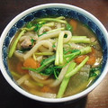 Ｐ子ママ's cooksnap of when they made 冬色★せりの香りの具だくさんおつゆ.