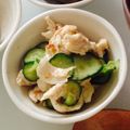 Ｙ♡kitchen's cooksnap of when they made ささみとキュウリのさっぱり梅和え.