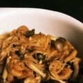 yu21zu's cooksnap of when they made 油揚げとキノコの焼肉風味炒め！.